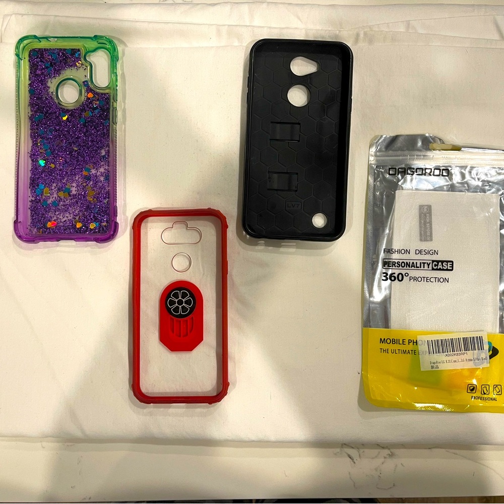Multiple phone cases and one screen protector